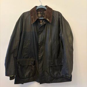 Vintage Men's Waxed Bedale Barbour Jacket (L/C44 Olive)